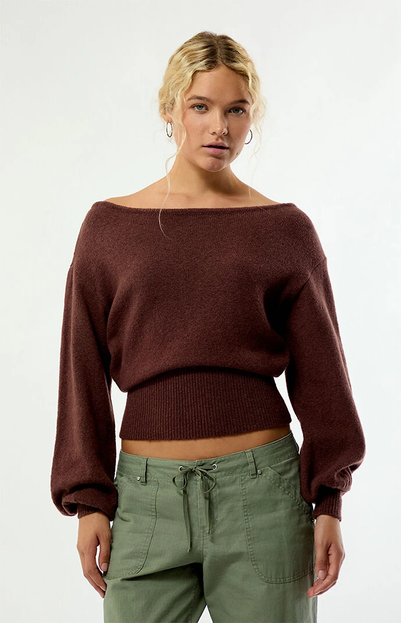 Your Favorite Harley Off-The-Shoulder Sweater