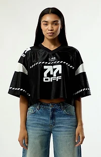 L/AB c/o Off-White Short Sleeve Cropped Jersey