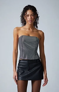 Third Charm Lucy Rhinestone Studded Corset