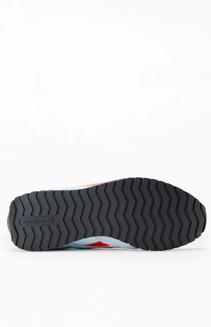 Reebok Women's Blue Classic AZ Waffle Knit Sneakers