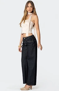 Edikted Strapless Two Piece Scarf Top