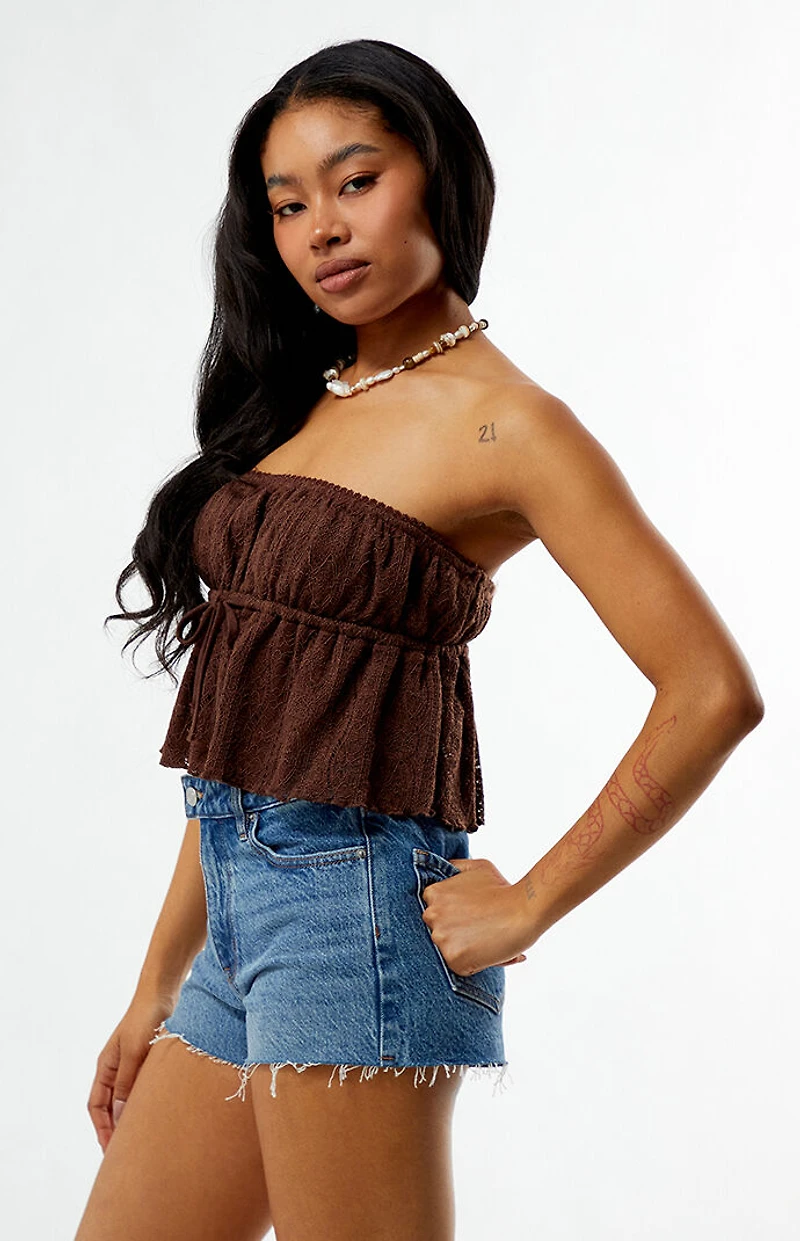 Your Favorite Lace Babydoll Tube Top