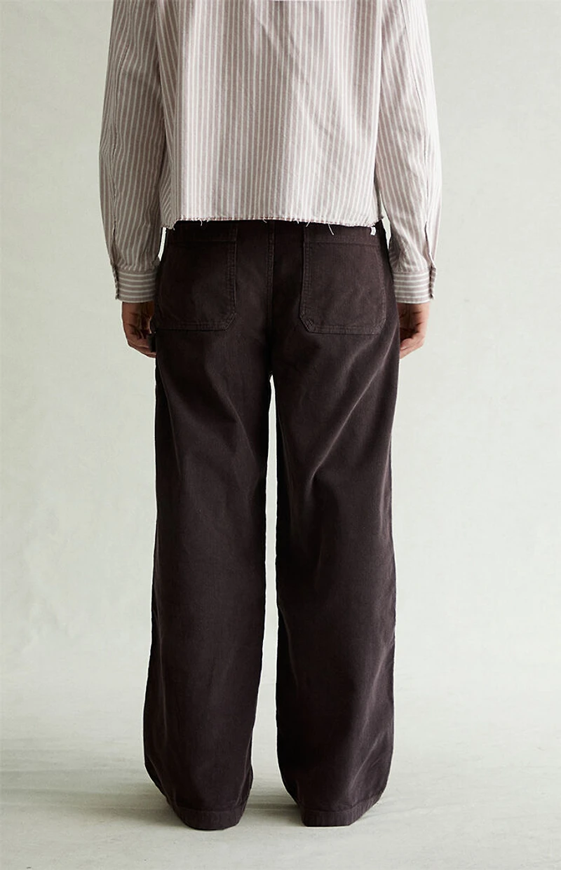 Pacsun Blake Extreme Baggy Pants Corduroy Carpenter Brown