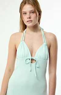 Beverly and Beck Cleo Keyhole Mini Dress