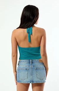 Beverly and Beck Athena Halter Sweater