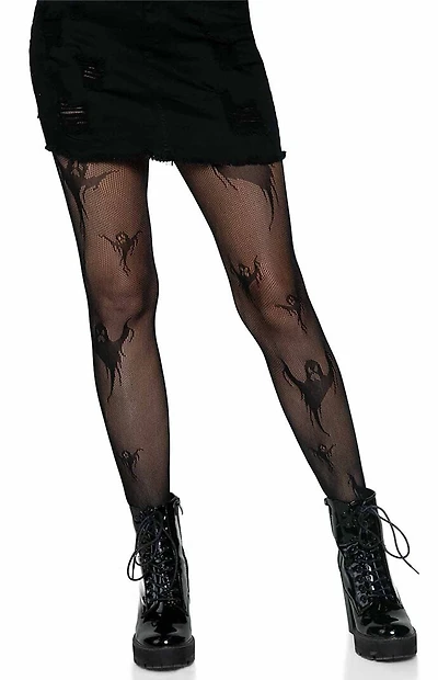 Leg Avenue Get Ghosted Fishnet Tights
