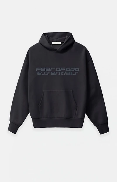 Fear of God ESSENTIALS Vintage Black '90s Fleece Hoodie