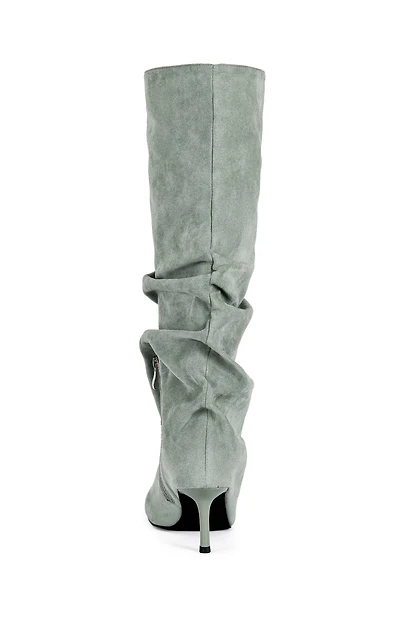 AZALEA WANG Women's Randall Sage Stiletto Heels