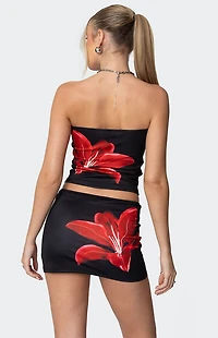Edikted Tiger Blossom Tube Top