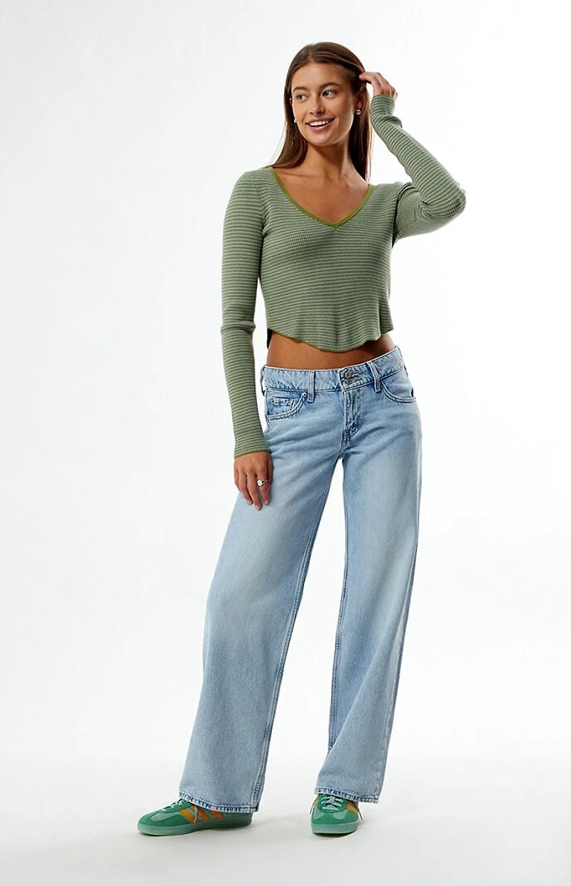 Levi's Abraided Art Superlow Loose Jeans