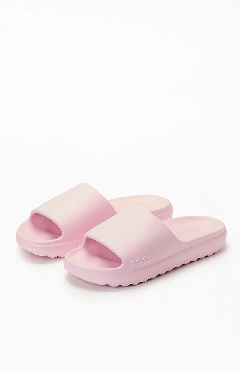 adidas Kids Pink Adilette Lumia Slides