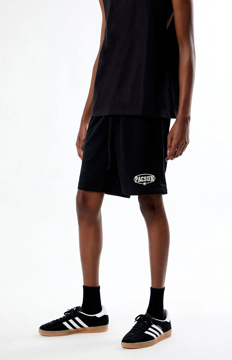 Pacsun Black Mesh Basketball Shorts
