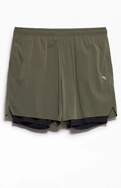 A.R.C. Active Green Standard 2-In-1 Shorts