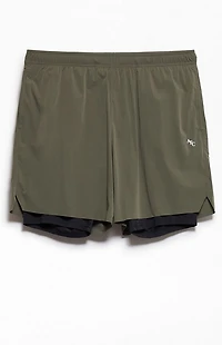 A.R.C. Active Green Standard 2-In-1 Shorts