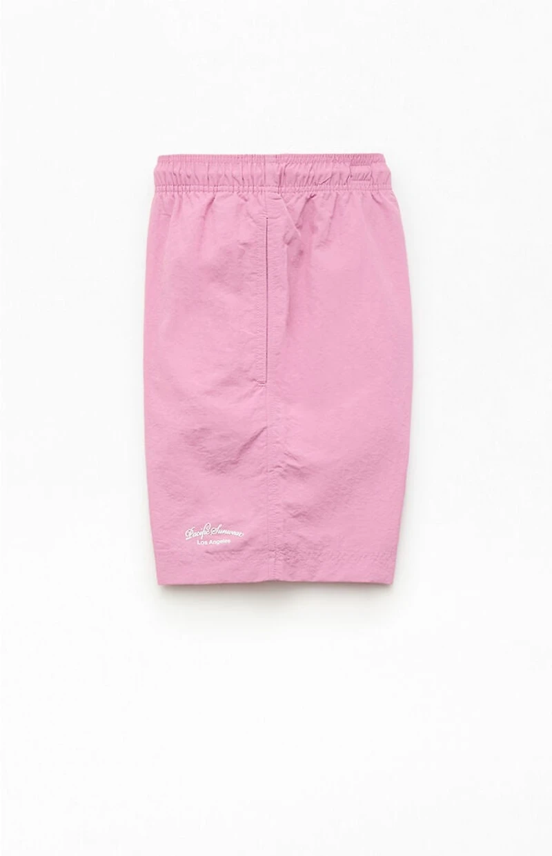Pacsun Orchid Collegiate 6.5" Swim Trunks