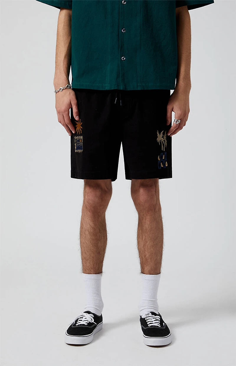 Pacsun Reed Printed Volley Shorts