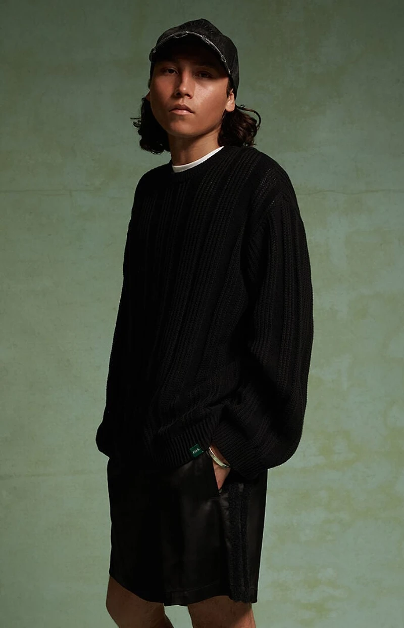 FIELD OF STUDY by Pacsun Tonal Stripe Long Sleeve Sweater