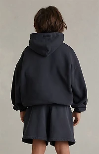Fear of God ESSENTIALS Kids Faded Black Campus '90s Hoodie