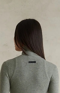 Fear of God ESSENTIALS Women’s Concrete Heather Ribbed Jacket