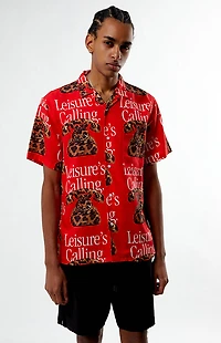 Duvin Design Cat Call Camp Shirt