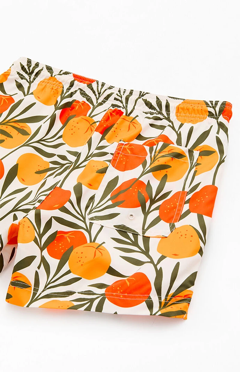 Pacsun Oranges Eco 4.5" Swim Trunks