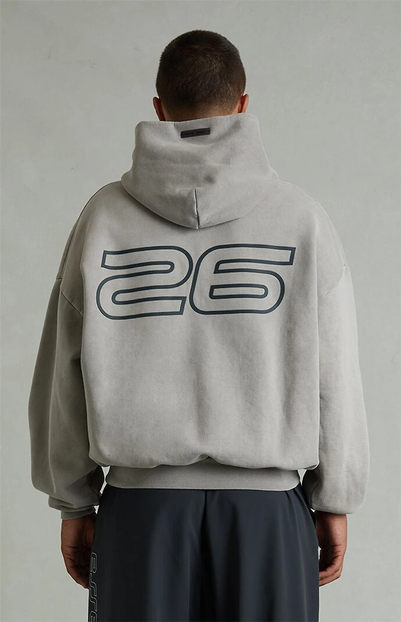 Fear of God ESSENTIALS Smoke Grey '90s Fleece Hoodie