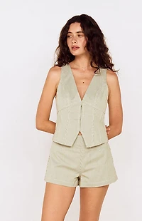 MINKPINK Muse Striped Shorts