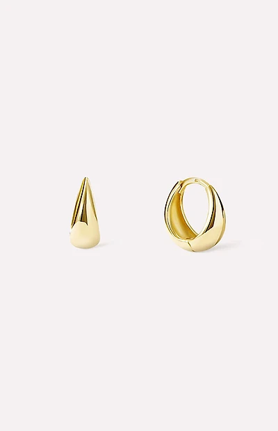 Ana Luisa Nate Bold Huggie Hoop Earrings