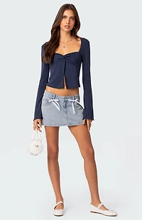 Edikted Maxine Twist Front Top