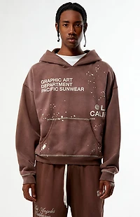 Pacsun Brown Terrain Heavyweight Hoodie
