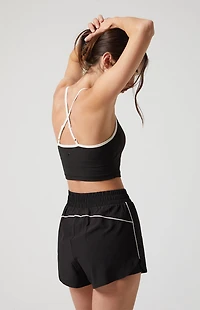 PAC 1980 Active Piping Dolphin Hem Track Shorts