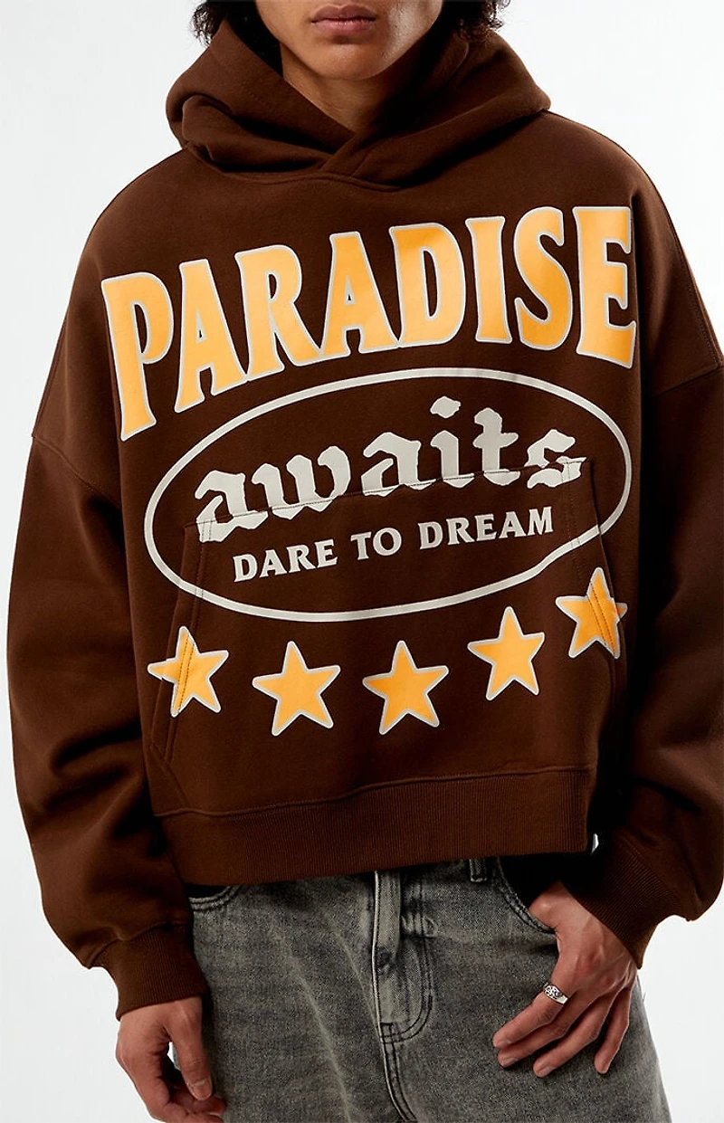 Pacsun Paradise Awaits Cropped Hoodie