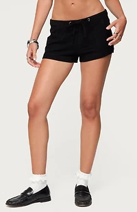 Edikted Hollis Linen Look Shorts