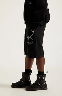 Pacsun Regal Arts Fleece Baggy Sweat Shorts