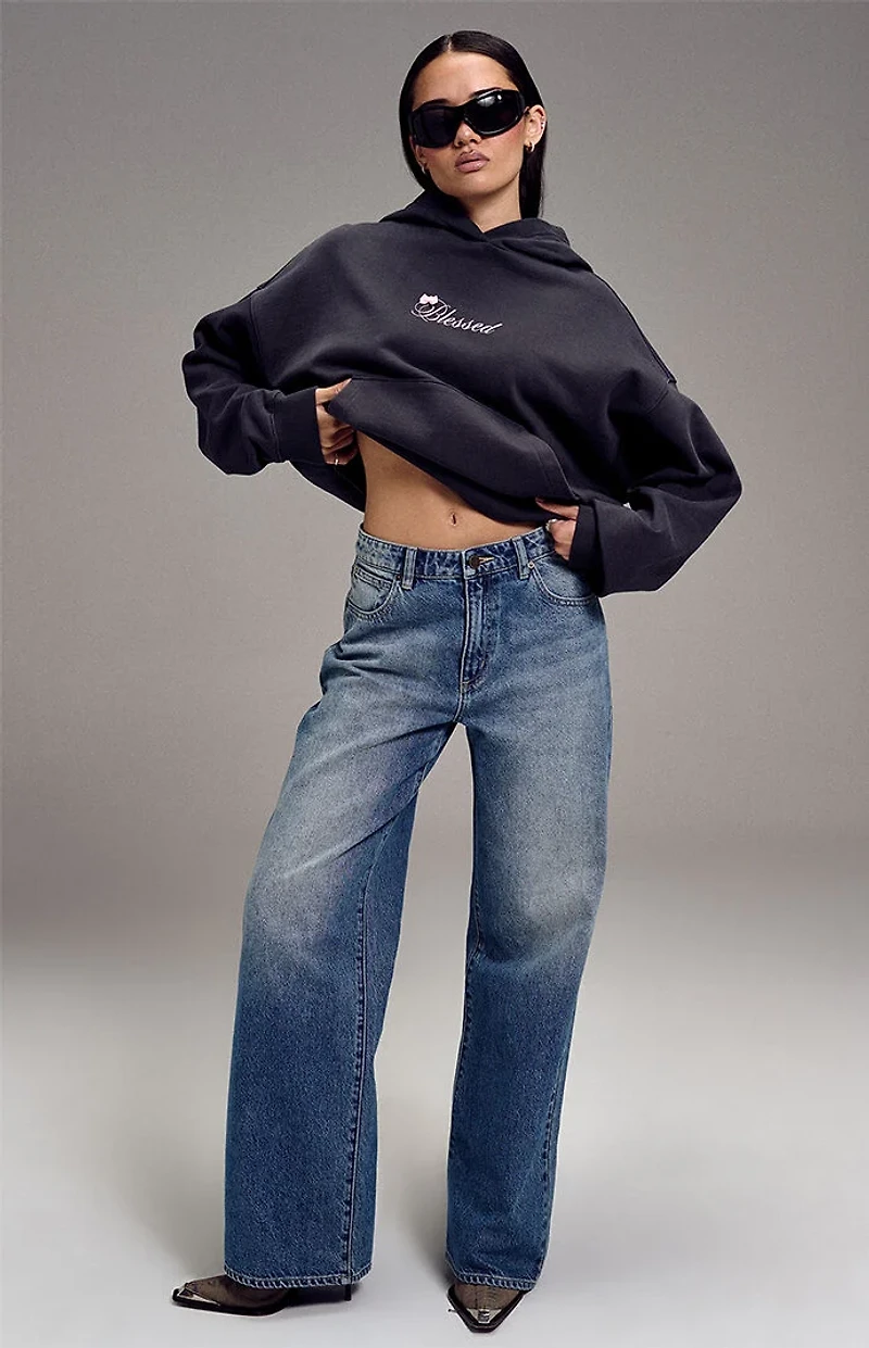 ABRAND 95 Mid Rise Baggy Jeans