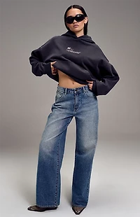 ABRAND 95 Mid Rise Baggy Jeans