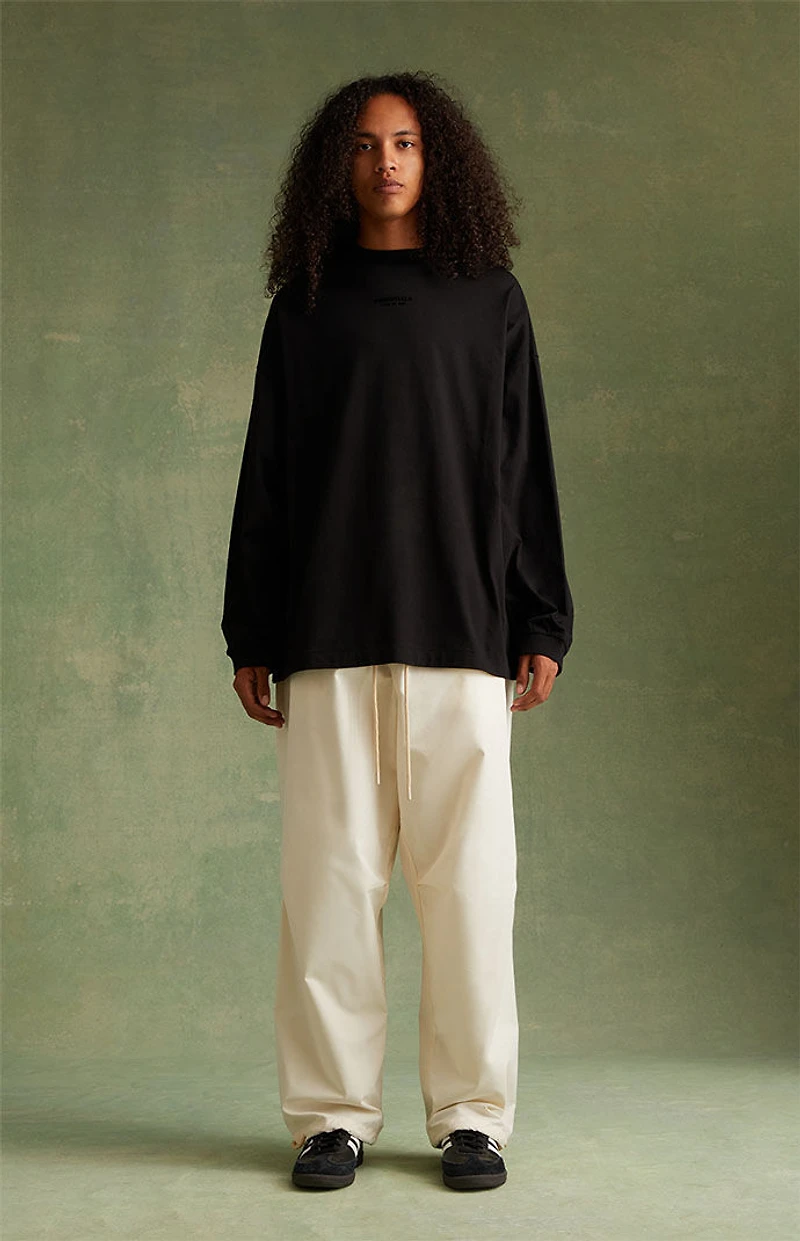 Fear of God ESSENTIALS Jet Black Long Sleeve T-Shirt
