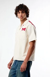 Budweiser by Pacsun Bandana Camp Shirt