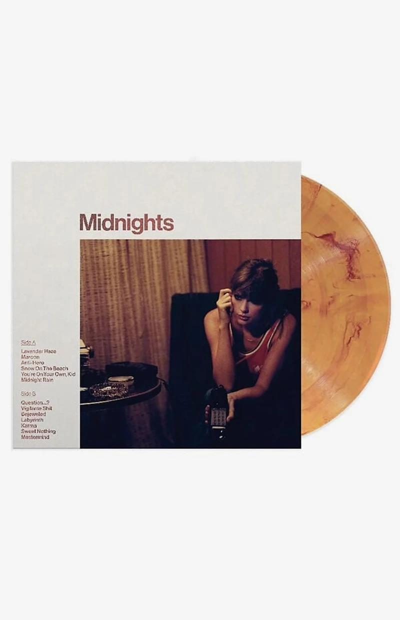 Taylor Swift Midnights (Blood Moon Edition) Vinyl Record