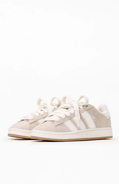 adidas Women's Tan & White Campus 00s Sneakers