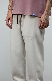 A.R.C. Vintage Khaki Heavyweight Fleece Baggy Sweatpants