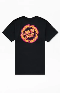 Santa Cruz Kids Flame Ringed Dot T-Shirt