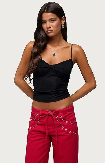 Edikted Pyper Twisted Tank Top