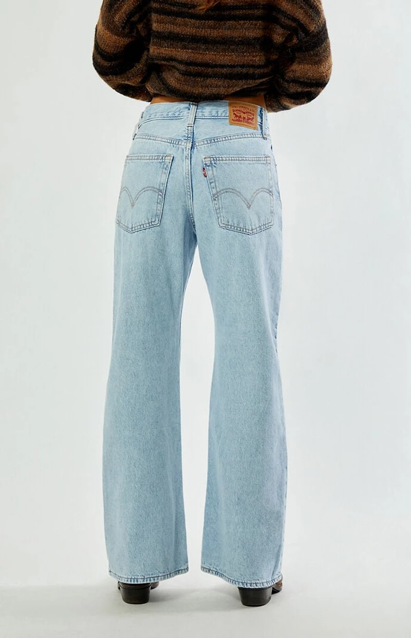 Levi's Abraided Middy Loose Bootcut Jeans