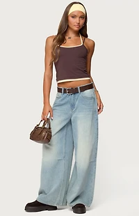 Edikted Roya Layered Halter Tank Top