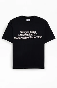 Pacsun Black Design Studio Oversized T-Shirt