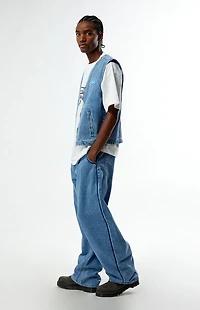 FORD Zigzag Stitch Baggy Barrel Jeans