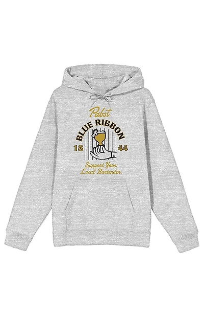 Pabst Blue Ribbon Logo Hoodie
