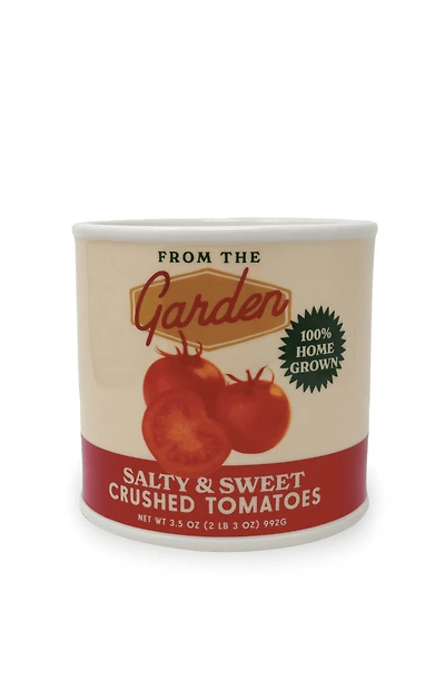 ban.do Tomato Can Ceramic Planter