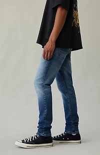 Pacsun Bryce Stacked Skinny Jeans Stretch Medium Indigo